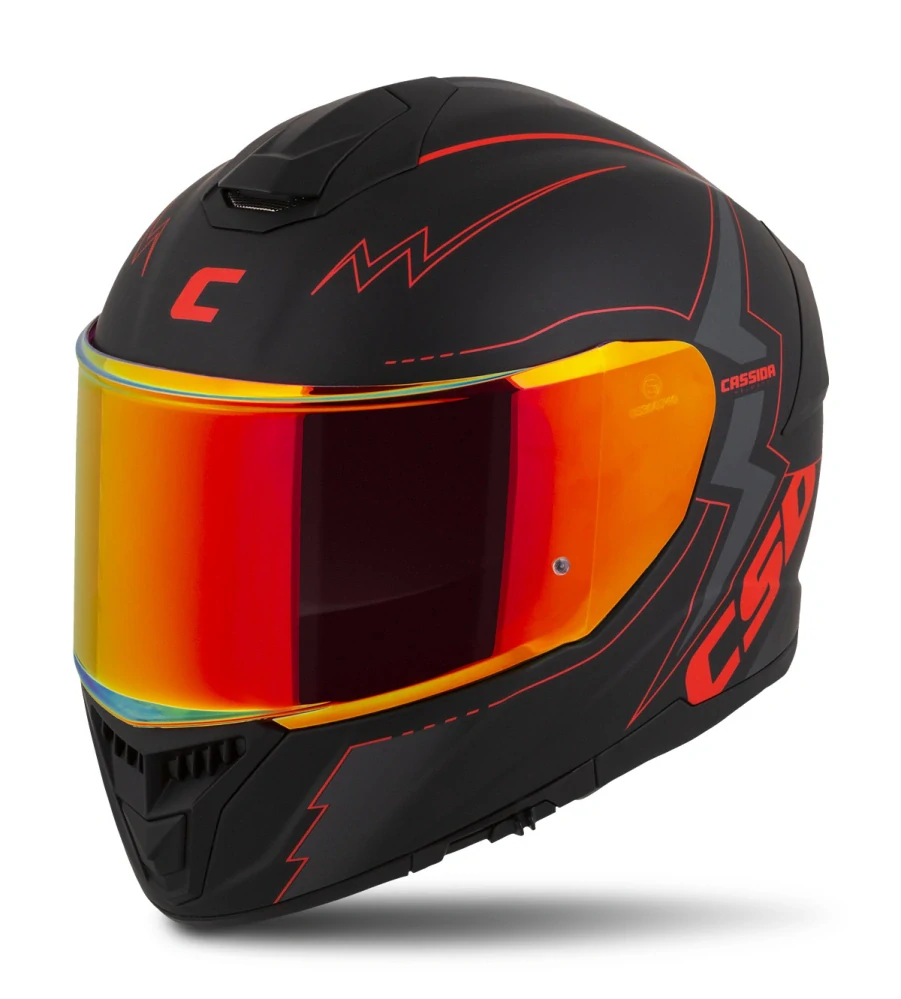 CASSIDA Integral GT 2.1 Flash Matt Black/ Red