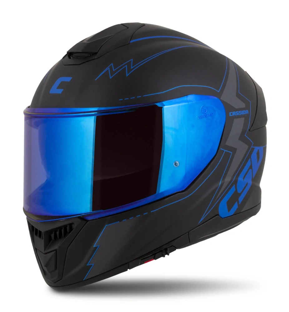 CASSIDA Integral GT 2.1 Flash Matt Black/ Blue