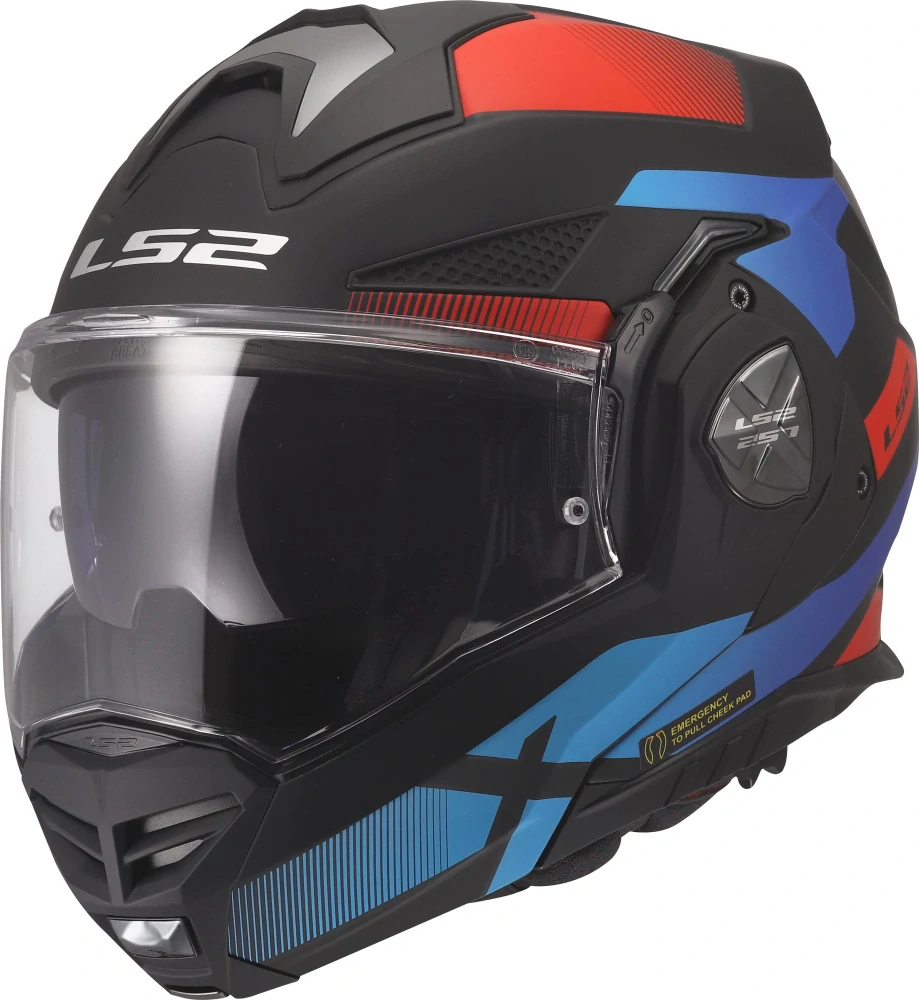 LS2 FF901 ADVANT X NOVA Matt Black/ Red/ Blue