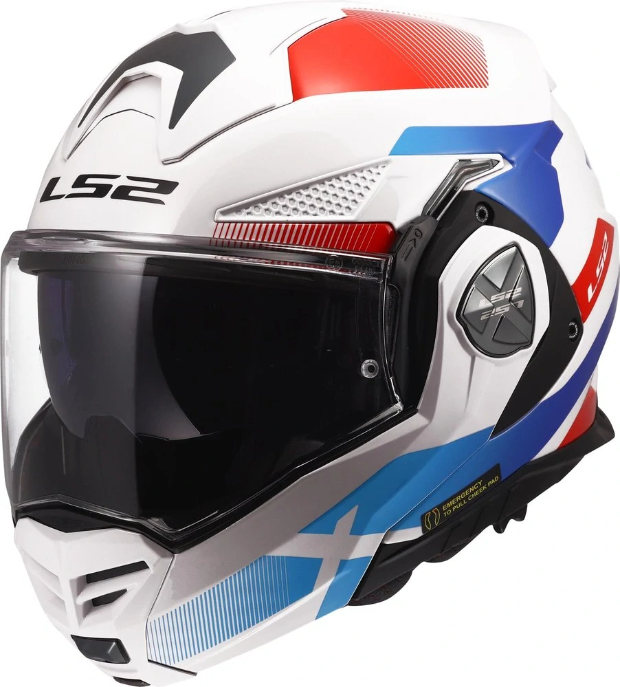 LS2 FF901 ADVANT X NOVA White/ Blue/ Red