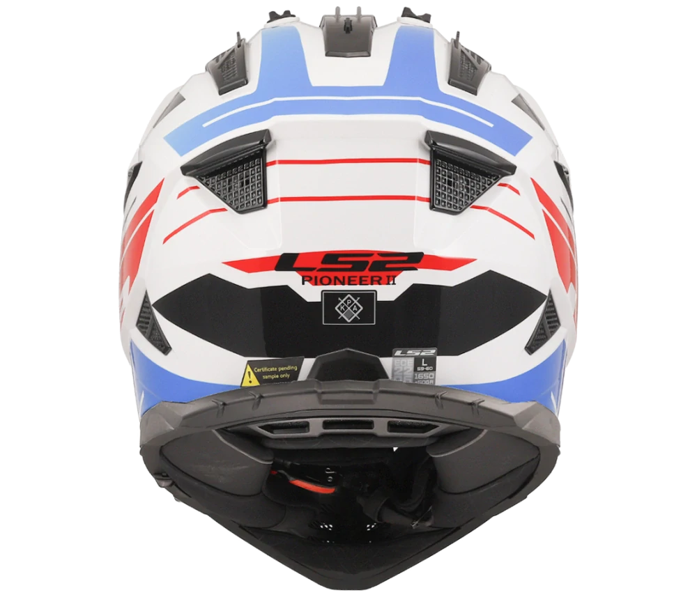 LS2 MX702 PIONEER II NAMIB White/ Blue/ Red