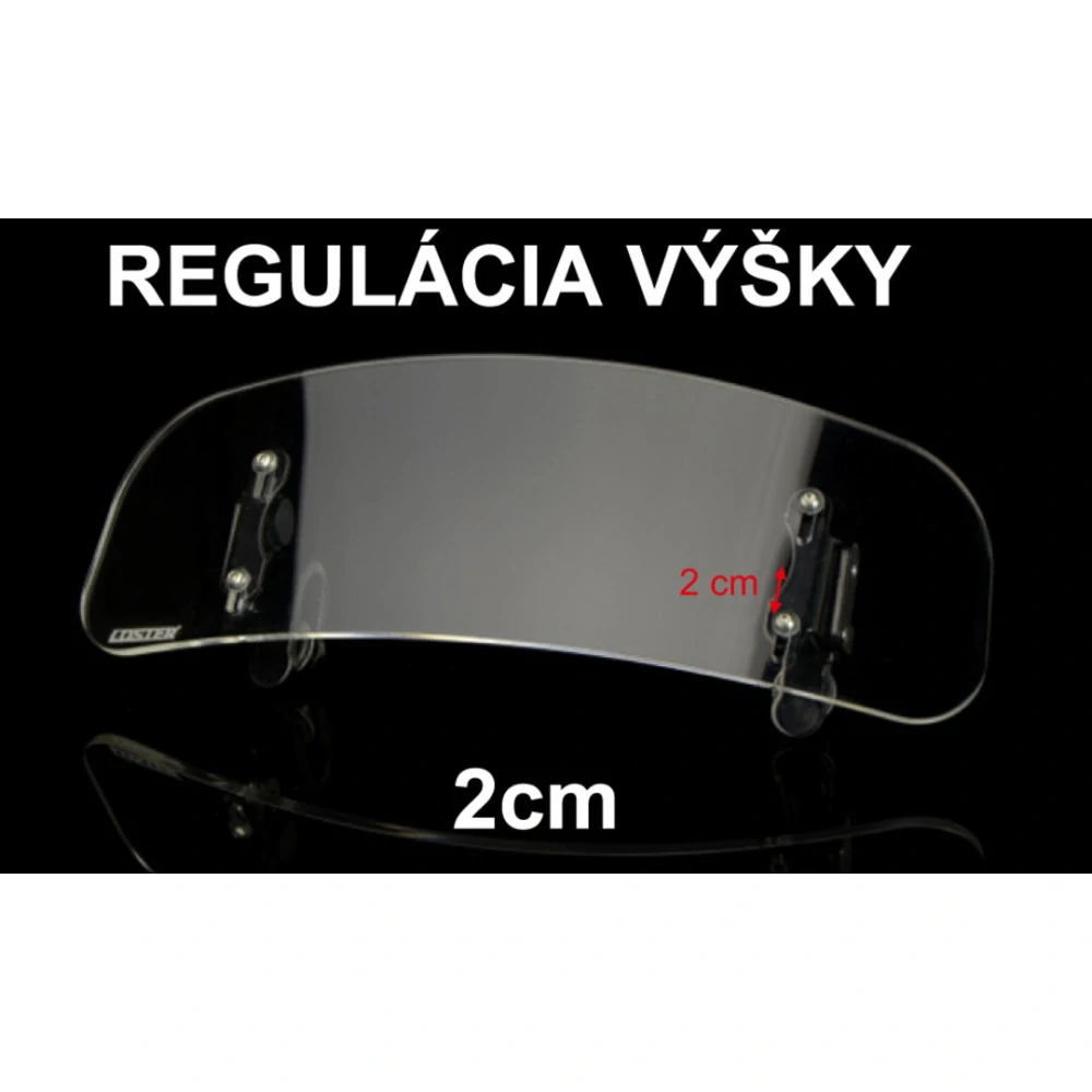LOSTER deflektor na plexi NC3 Transparent