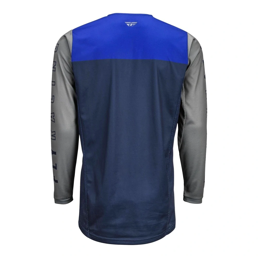 FLY RACING dres Jersey KINETIC K121 Blue/ Grey - veľkosť S
