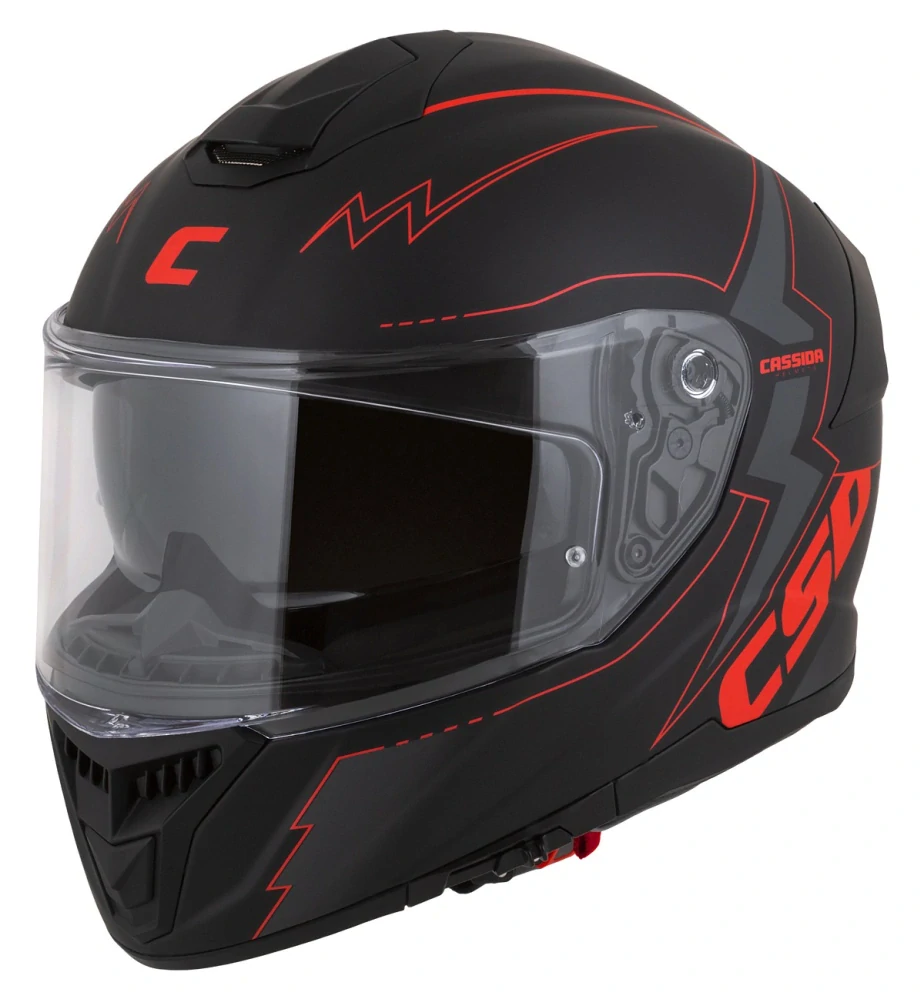 CASSIDA Integral GT 2.1 Flash Matt Black/ Red