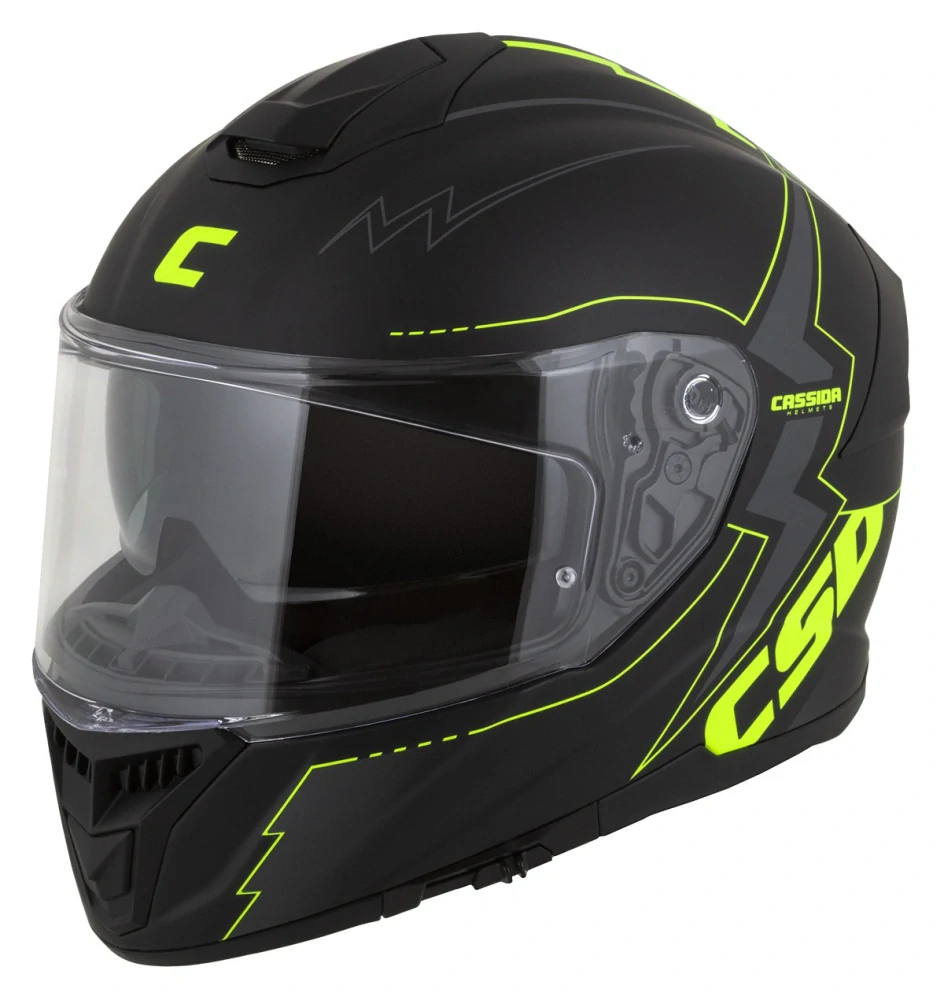 CASSIDA Integral GT 2.1 Flash Matt Black/ H-V Yellow