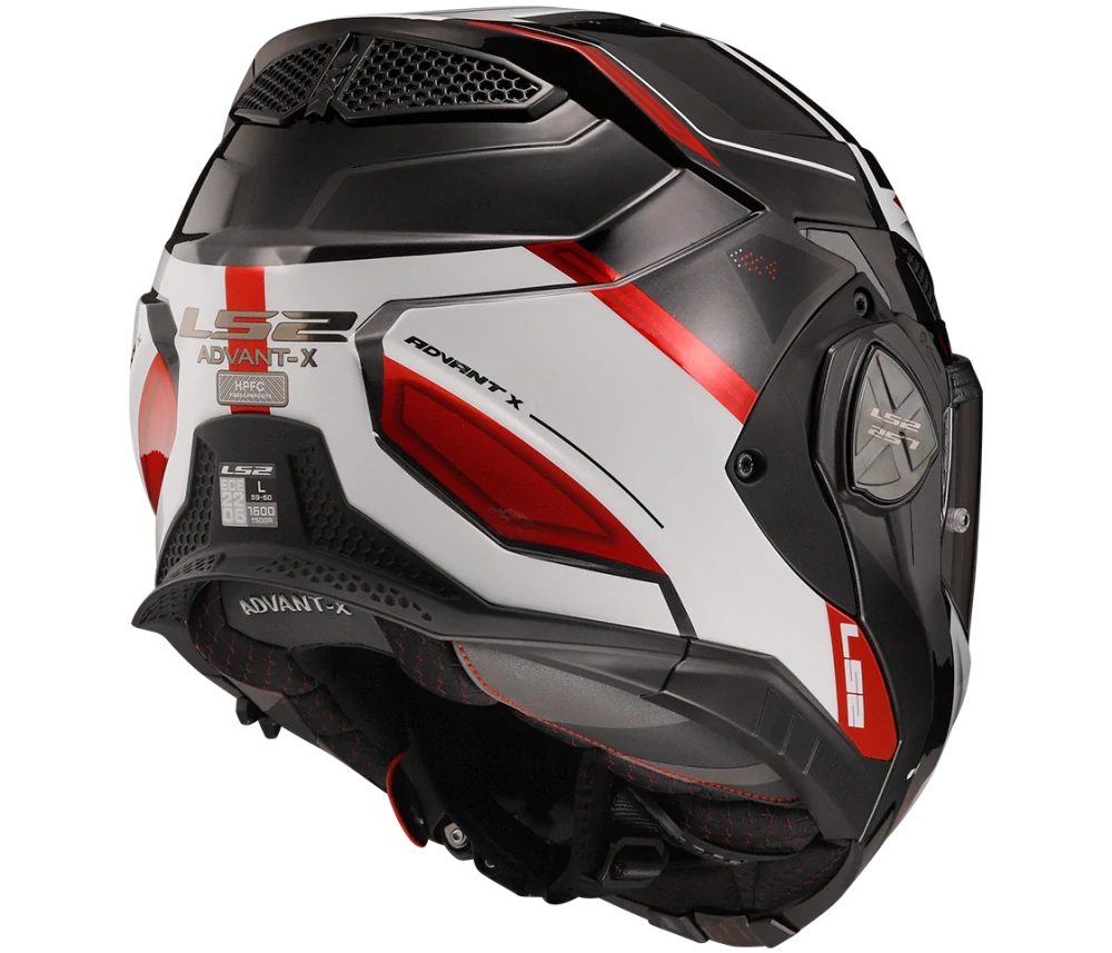 LS2 FF901 ADVANT X SPECTRUM Gloss Black/ White/ Red