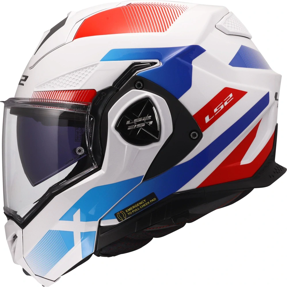 LS2 FF901 ADVANT X NOVA White/ Blue/ Red