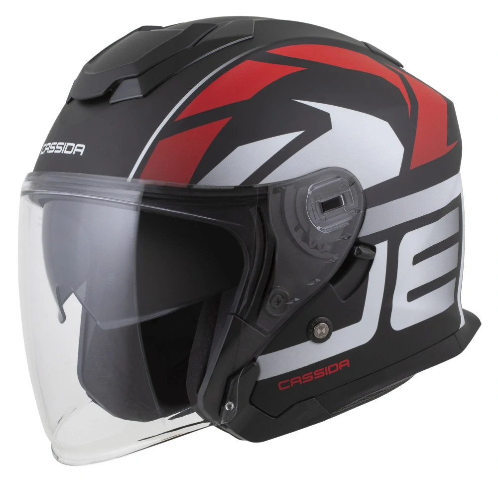 CASSIDA Jet Tech 2.0 Roto Matt Black/ Red