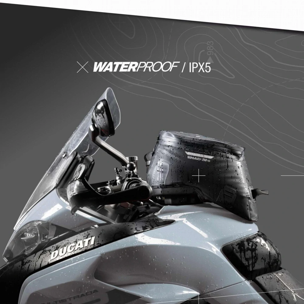 SHAD Terra TR10CL waterproof tankvak Click System