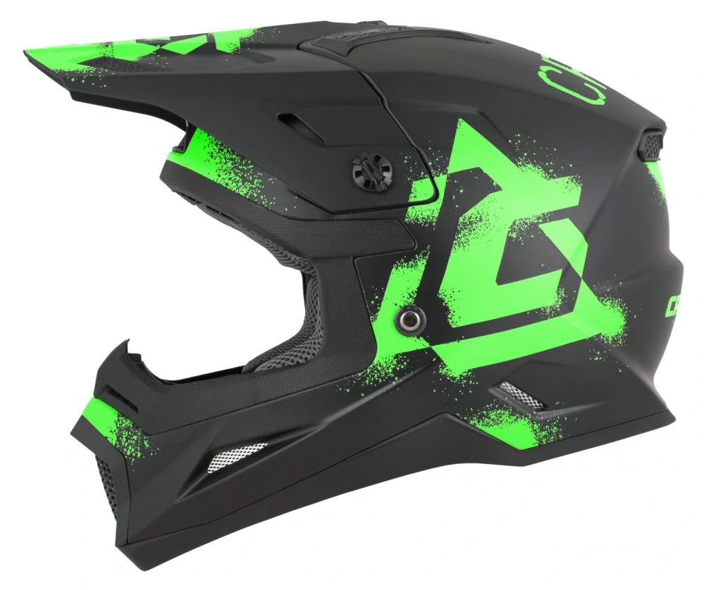 CASSIDA Cross Cup 2 Crew Junior Matt black/ Green