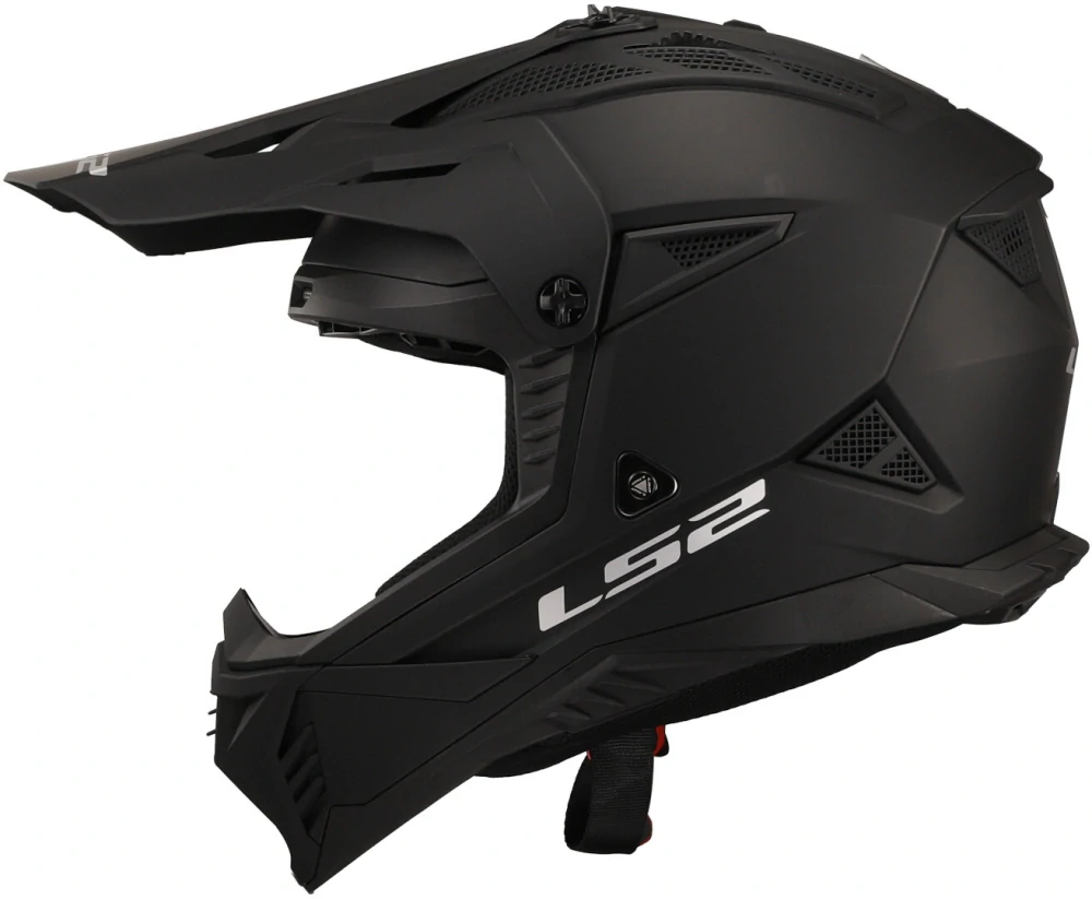LS2 MX708 FAST II Solid Matt Black - veľkosť XL