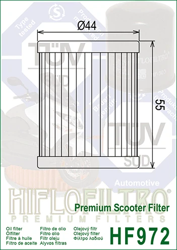 HIFLOFILTRO olejový filter HF972