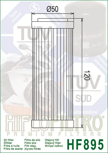HIFLOFILTRO olejový filter HF895