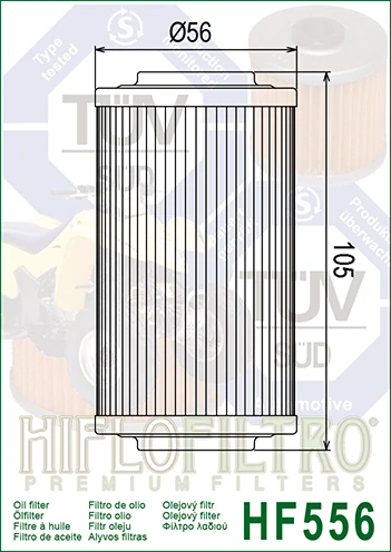 HIFLOFILTRO olejový filter HF556
