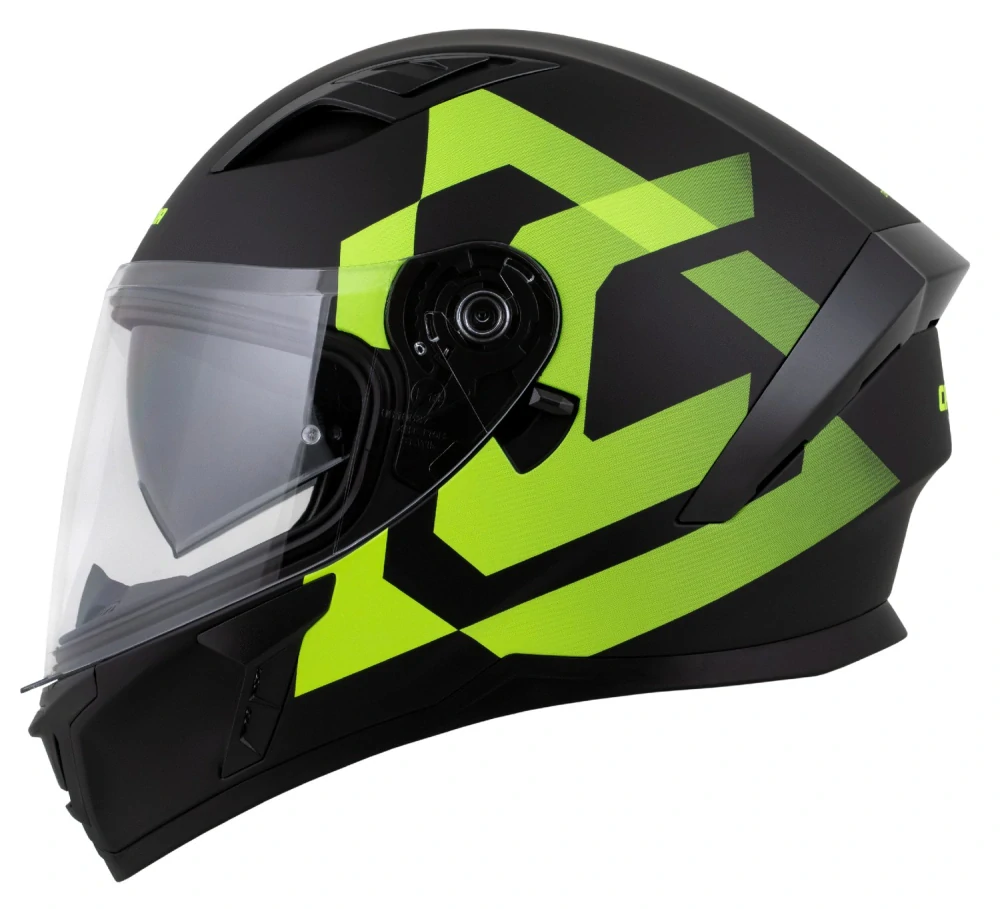 CASSIDA Orbit Grind matná čierna/ žltá fluo