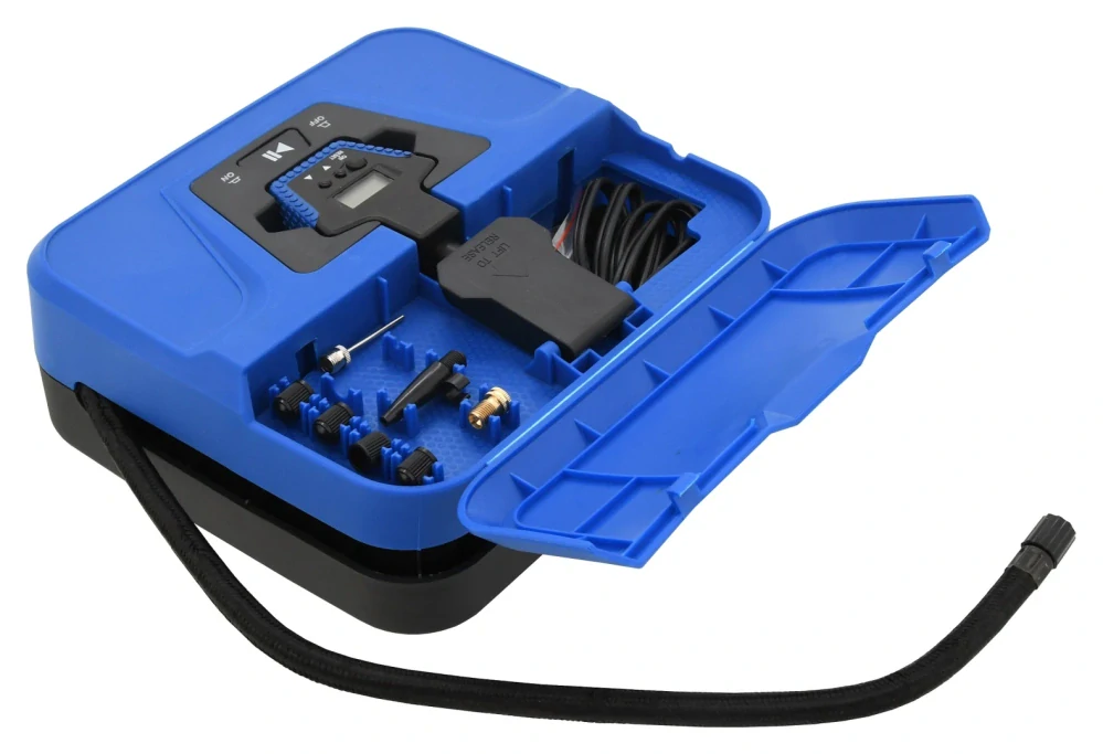 COMPASS vzduchový kompresor 12V BOX 3in1