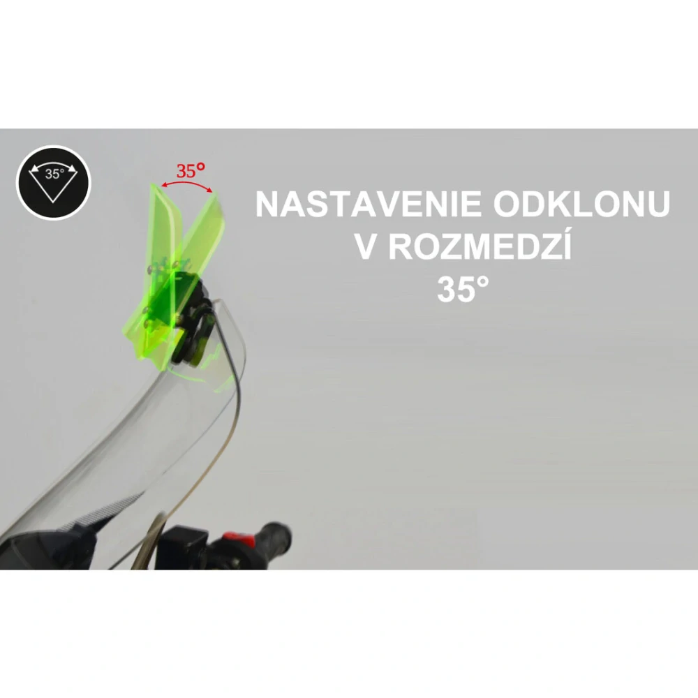 LOSTER deflektor na plexi NC3 Transparent