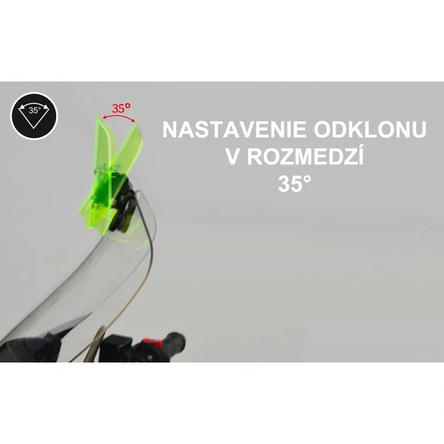 LOSTER deflektor na plexi NC4 Transparent