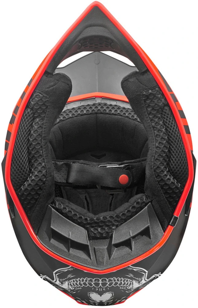 BOGOTTO V321 SOULCATCHER Matt Black/ Red - veľkosť L