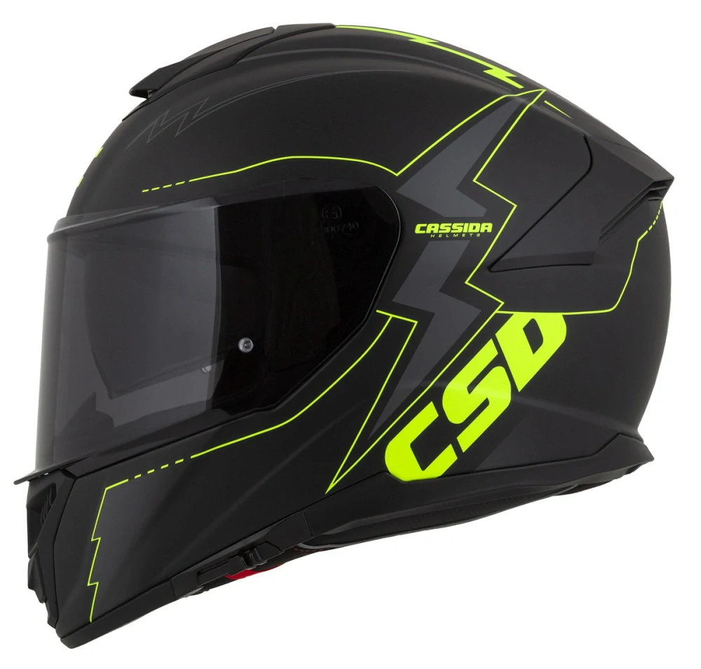 CASSIDA Integral GT 2.1 Flash Matt Black/ H-V Yellow