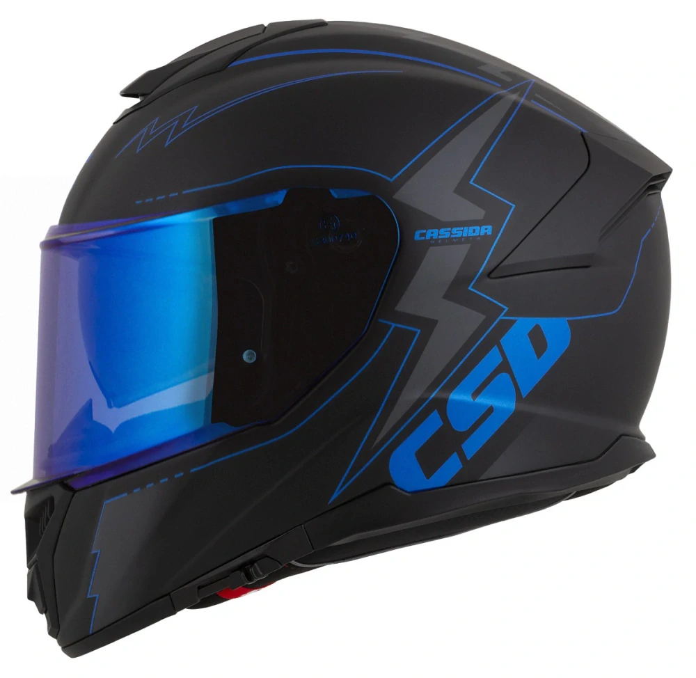 CASSIDA Integral GT 2.1 Flash Matt Black/ Blue