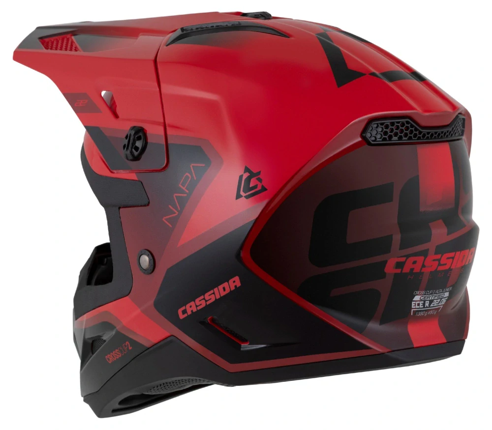 CASSIDA Cross Cup 2 Napa Junior Gloss Red/ Black