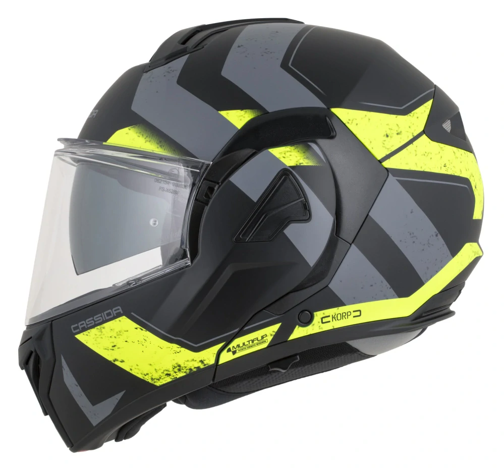 CASSIDA MultiFlip Korp Matt Black/ Grey/ Yellow