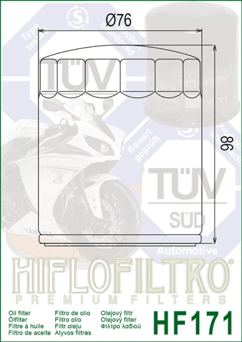 HIFLOFILTRO olejový filter HF171