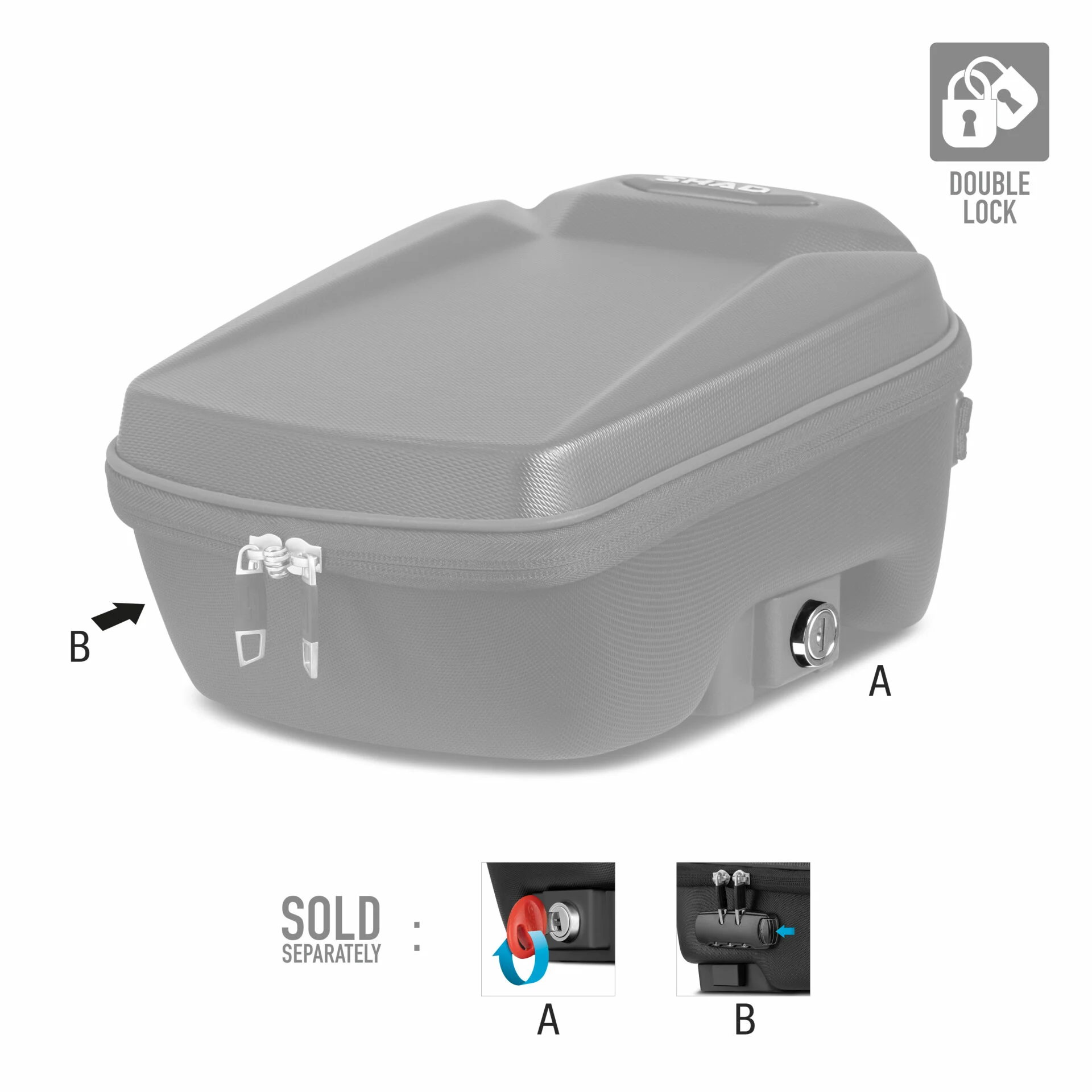 SHAD E09CM tankvak Click System
