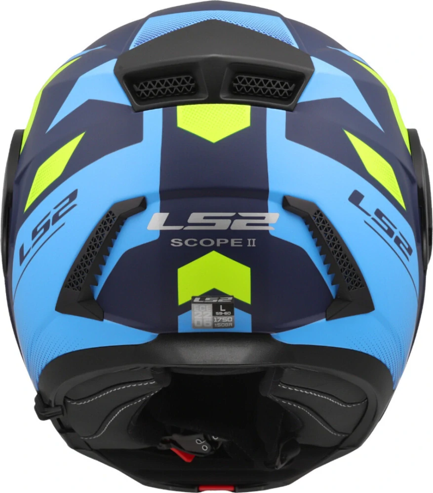 LS2 FF902 SCOPE II DURIA Matt Blue/ H-V Yellow