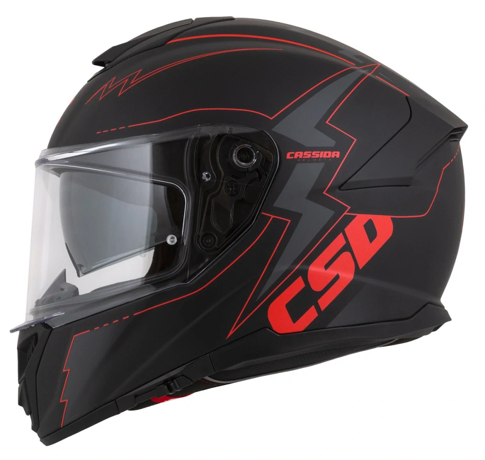 CASSIDA Integral GT 2.1 Flash Matt Black/ Red