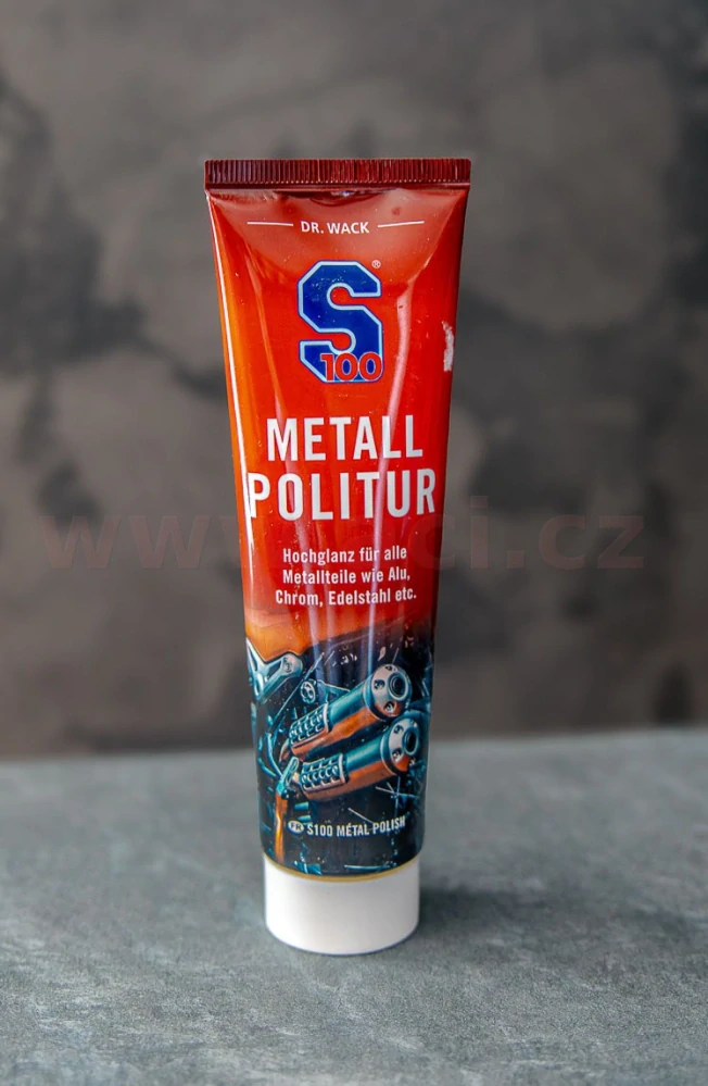 S100 leštenka na chróm, hliník a kovové povrchy - 100ml