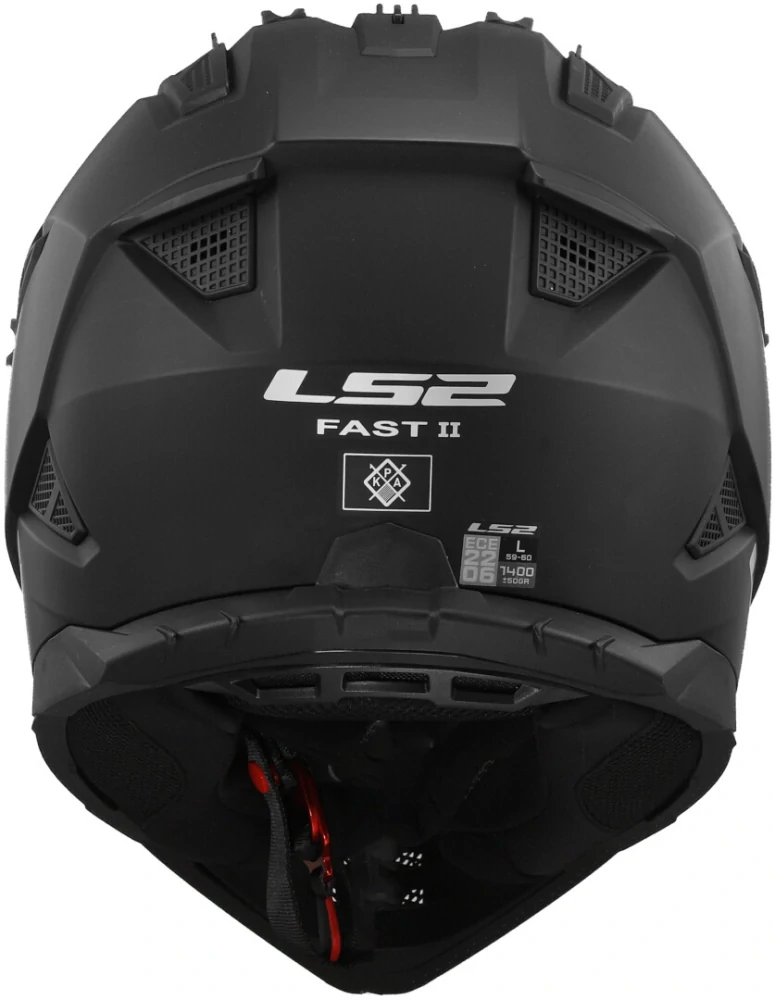 LS2 MX708 FAST II Solid Matt Black - veľkosť XL