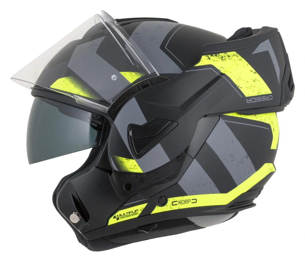 CASSIDA MultiFlip Korp Matt Black/ Grey/ Yellow