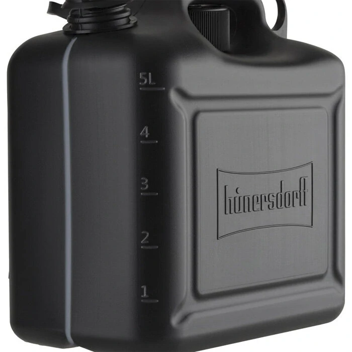 Hünersdorff kanister STANDARD 5l, HDPE čierny