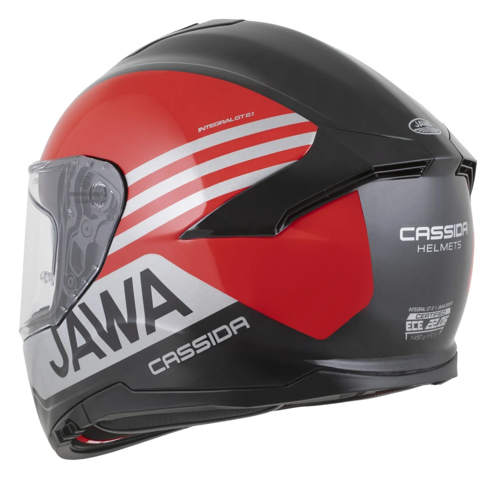 CASSIDA Integral GT 2.1 Jawa Šport čierna/ červená perleť/ strieborná