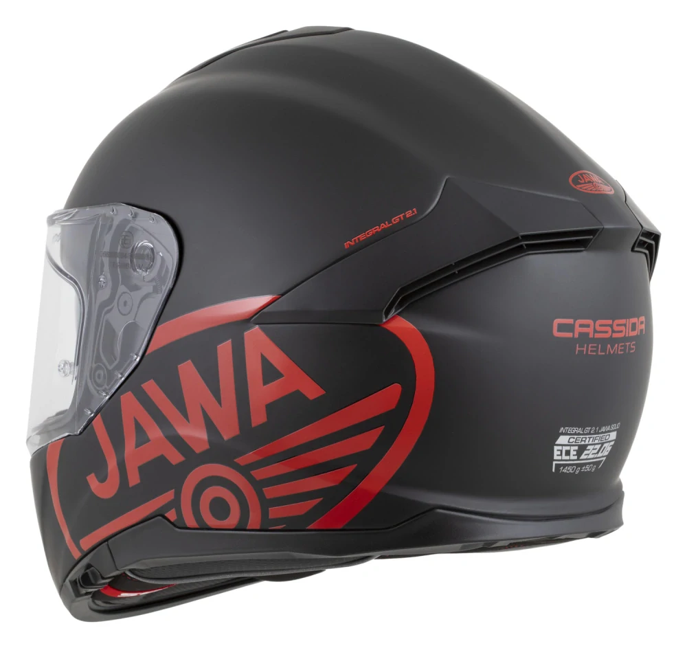 CASSIDA Integral GT 2.1 Jawa matná čierna/ lesklá červená