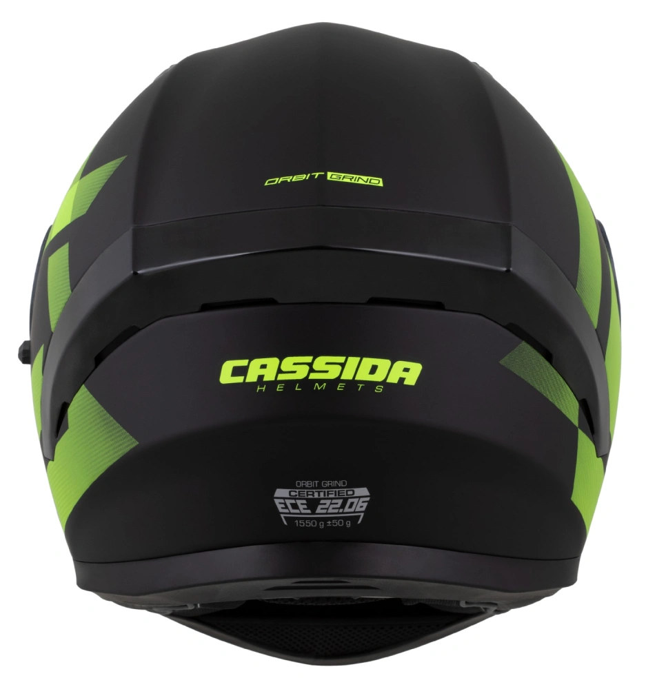 CASSIDA Orbit Grind matná čierna/ žltá fluo