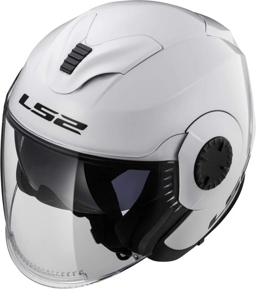 LS2 OF570 VERSO SOLID Gloss White - veľkosť XS
