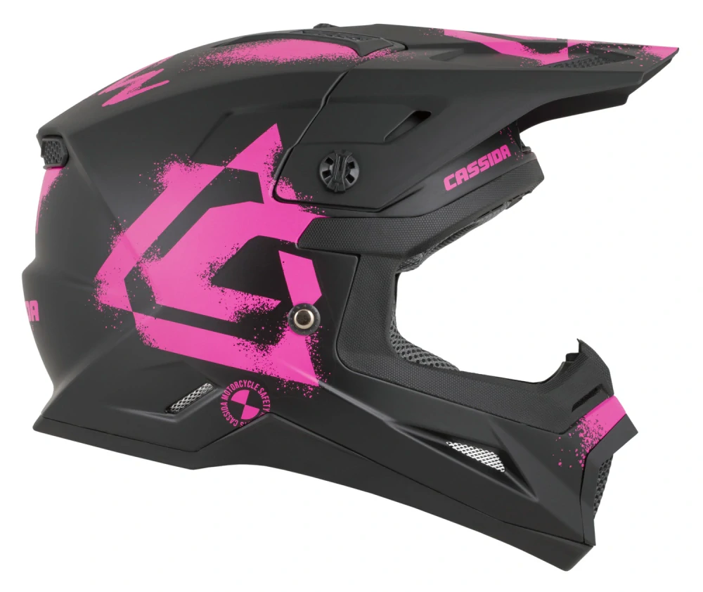 CASSIDA Cross Cup 2 Crew Junior Matt black/ Pink