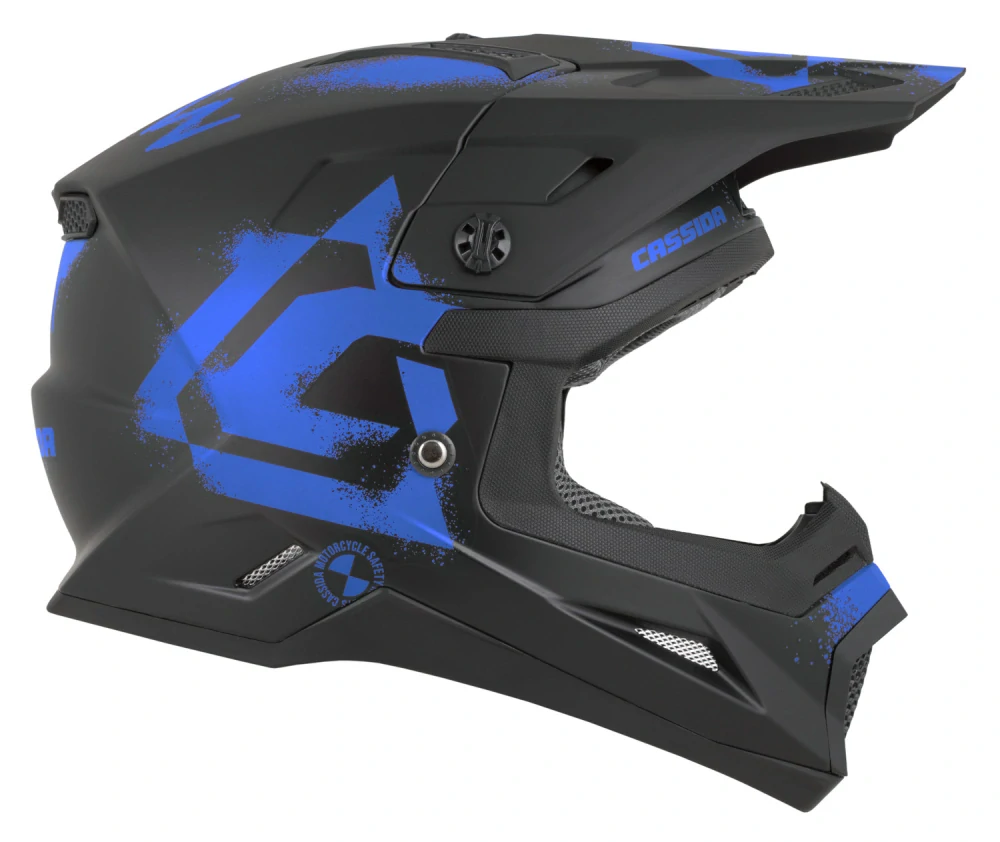 CASSIDA Cross Cup 2 Crew Junior Matt black/ Blue