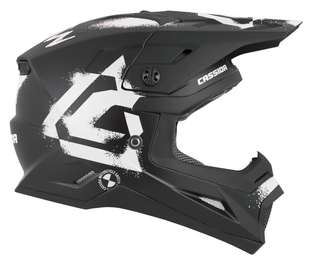 CASSIDA Cross Cup 2 Crew Junior Matt black/ White