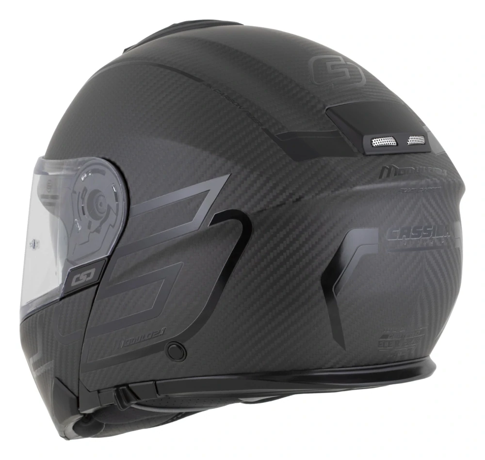 CASSIDA MODULO 2.1 Plus Carbon Blackout (matný karbón/čierna)