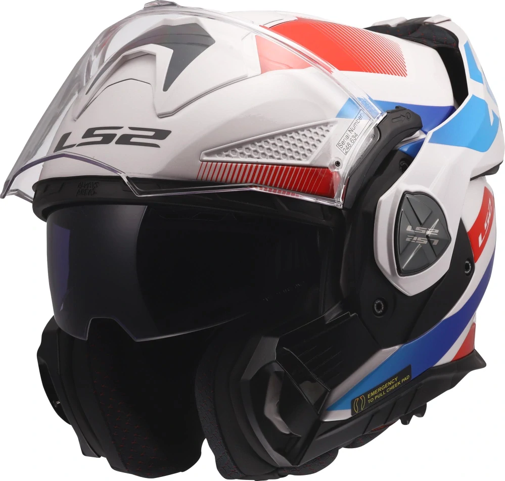 LS2 FF901 ADVANT X NOVA White/ Blue/ Red