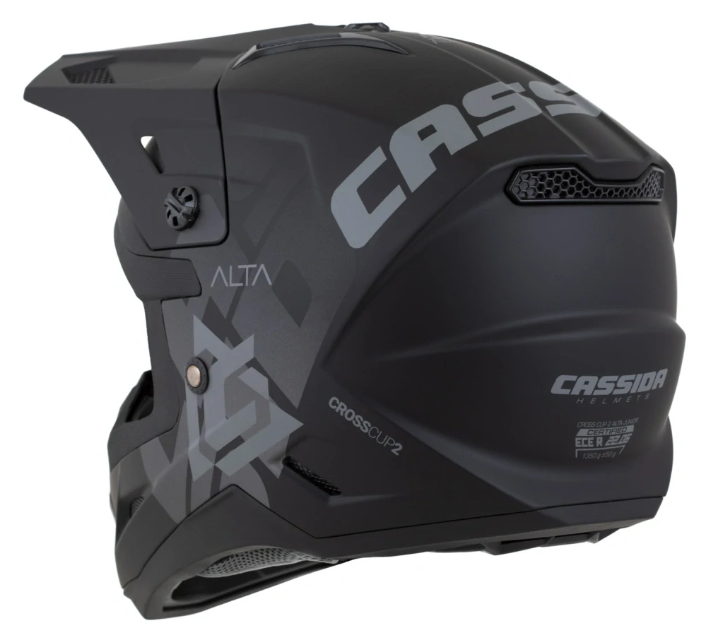 CASSIDA Cross Cup 2 Alta Junior Matt Black/ Grey