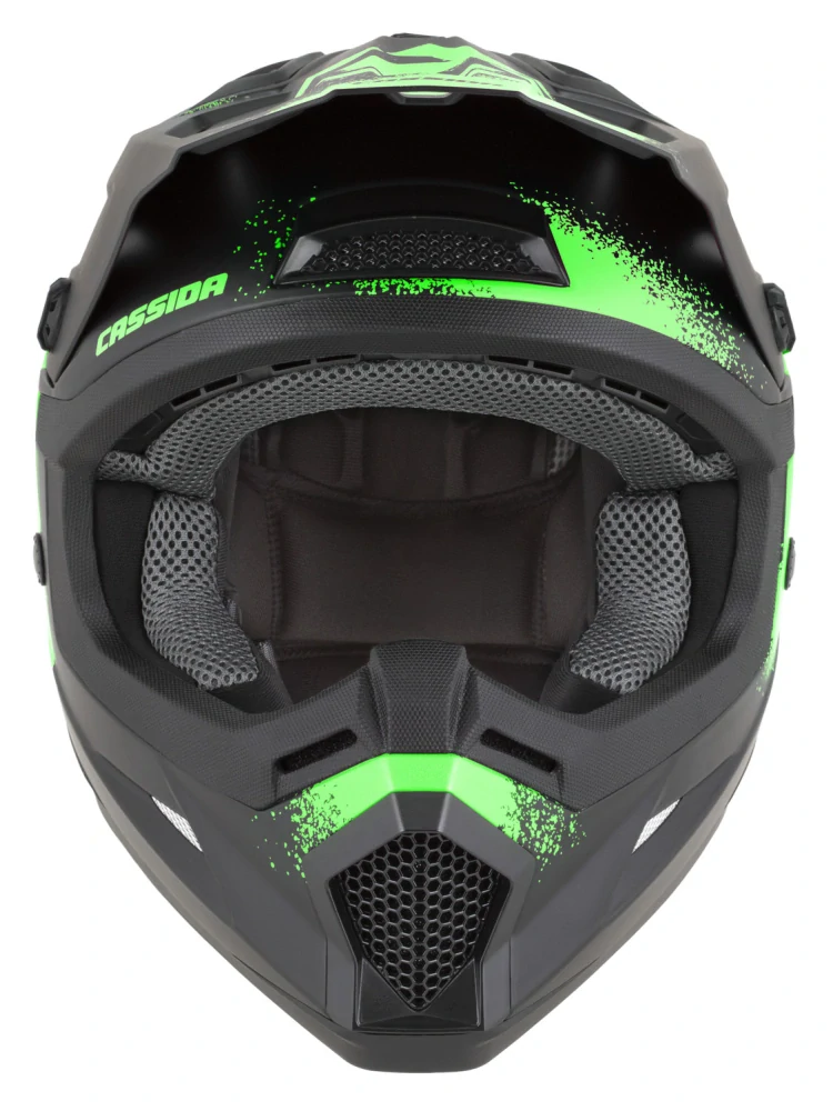 CASSIDA Cross Cup 2 Crew Junior Matt black/ Green