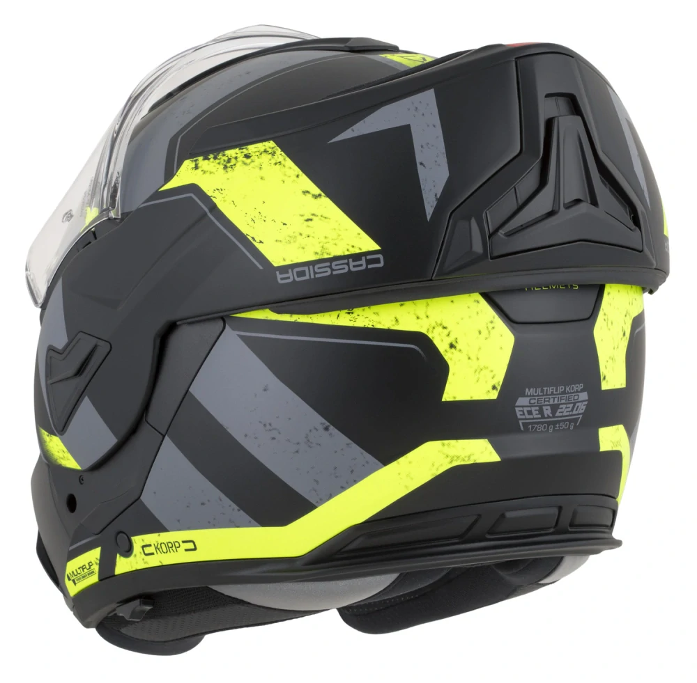 CASSIDA MultiFlip Korp Matt Black/ Grey/ Yellow