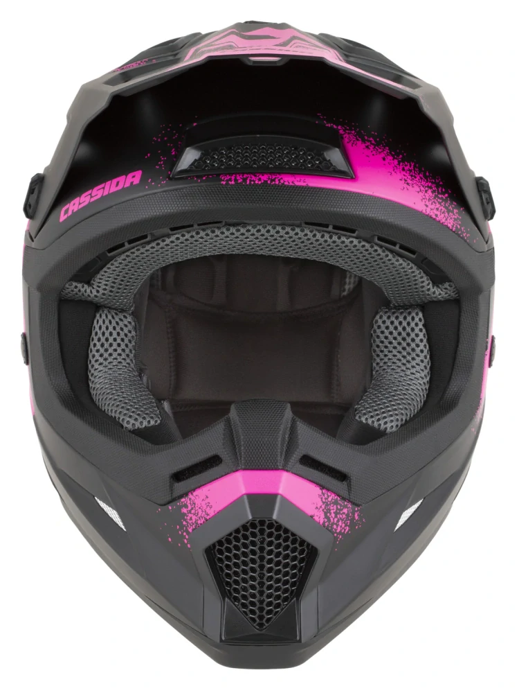 CASSIDA Cross Cup 2 Crew Junior Matt black/ Pink