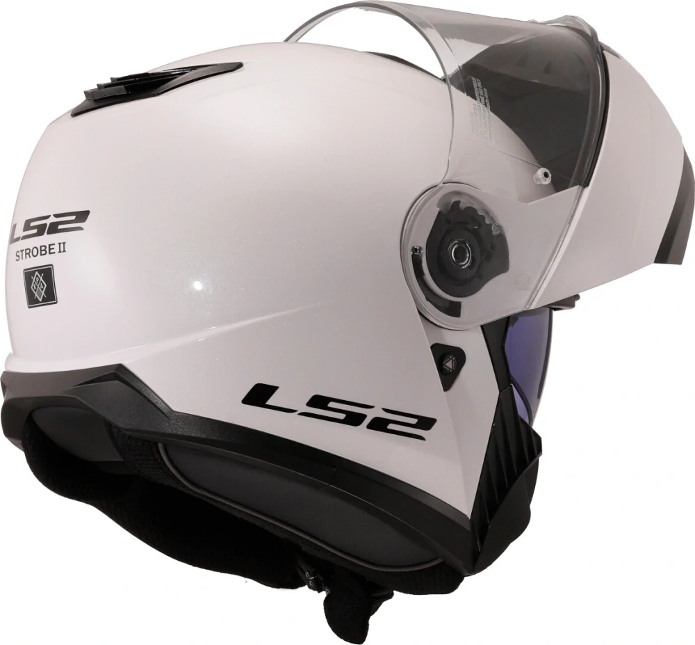 LS2 FF908 STROBE II SOLID Gloss White