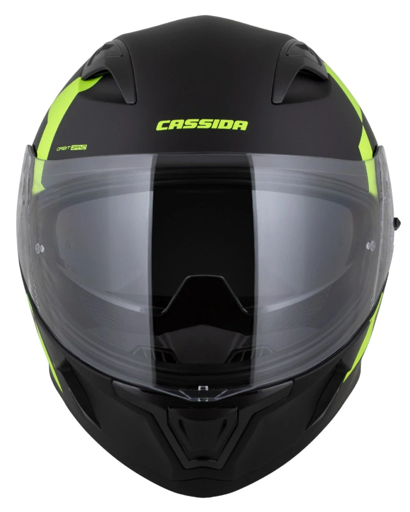 CASSIDA Orbit Grind matná čierna/ žltá fluo